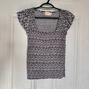 Nation | Smocked Floral Top